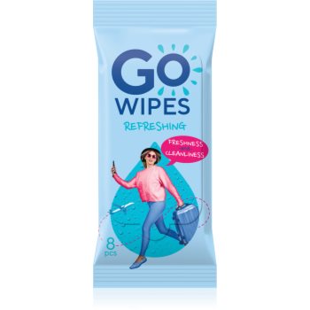 GoWipes Refreshing Wet Wipes Servetele umede cu efect revigorant de maini - imagine 2